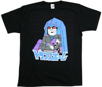 「トランスホームTシャツ」の「ゴシック大帝」モデル黒。