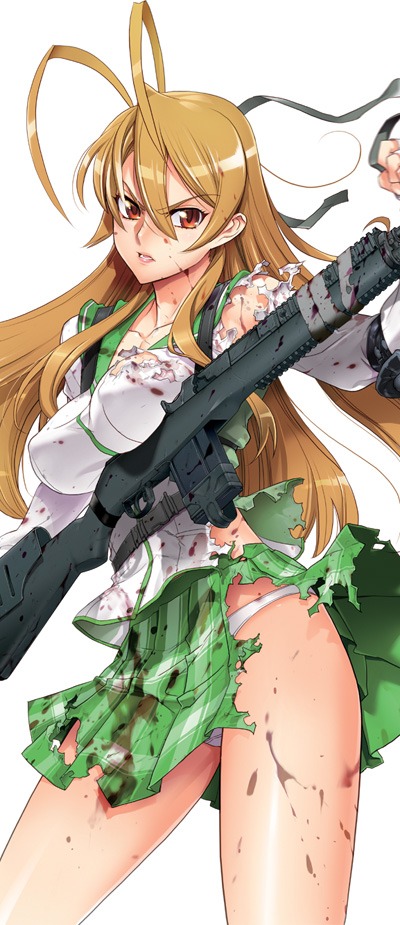 佐藤大輔原作・佐藤ショウジ作画「学園黙示録 HIGHSCHOOL OF THE DEAD」のタオル。※画像は製作中のイメージ