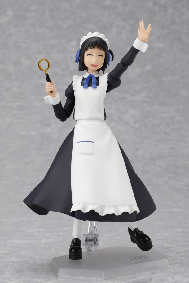 万年筆を改造した発明品「万年虫」を持たせた「figma 嵐山歩鳥」。(C)石黒正数・少年画報社／それ町製作委員会