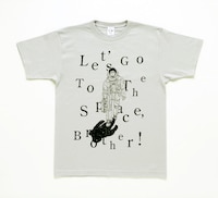 シンプルなデザインが映えるTシャツ。ここでしか手に入らない限定品だ。