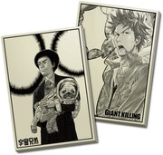 「宇宙兄弟」「GIANT KILLING」の「巨大フキダシメモパッド」はそれぞれ絵柄が6種類。