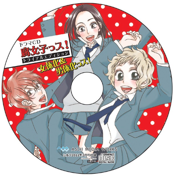 シルフ付録CDの盤面。