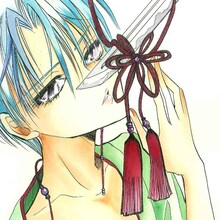 尾崎南「BRONZE-ブロンズ-外伝 華冤断章―天使降誕―」予告カット。