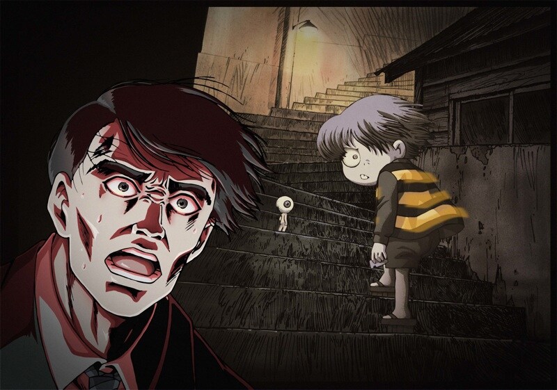 アニメ「墓場鬼太郎」スチール(c)水木プロダクション・墓場鬼太郎製作委員会