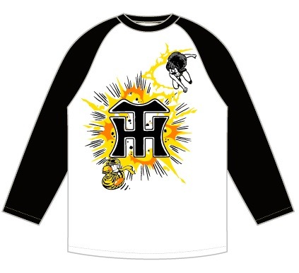 「うる星やつら×阪神タイガース　ラグランTシャツ　TypeA」（c）高橋留美子／小学館　阪神タイガース承認TSH