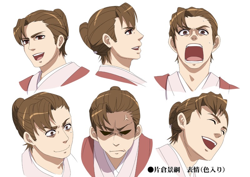 片倉景綱のキャラクター設定画（※画像は制作段階のものです）(C)大羽快・メディアファクトリー／殿と製作委員会
