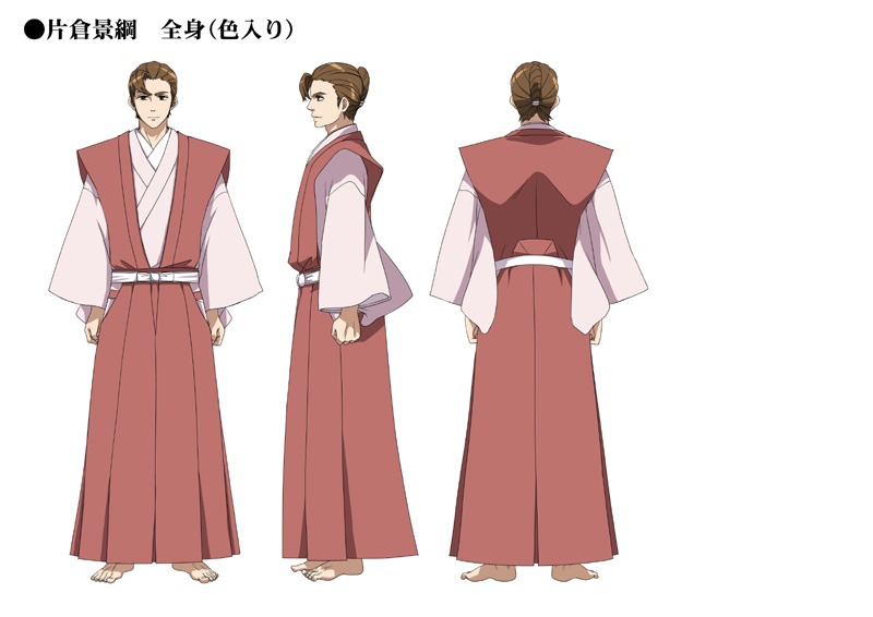 片倉景綱のキャラクター設定画（※画像は制作段階のものです）(C)大羽快・メディアファクトリー／殿と製作委員会