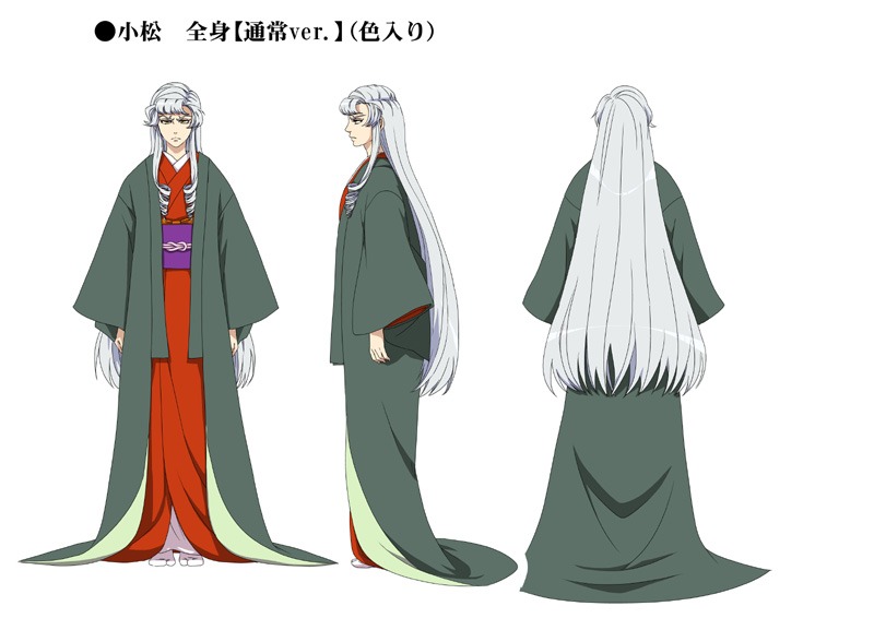 小松のキャラクター設定画（※画像は制作段階のものです）(C)大羽快・メディアファクトリー／殿と製作委員会