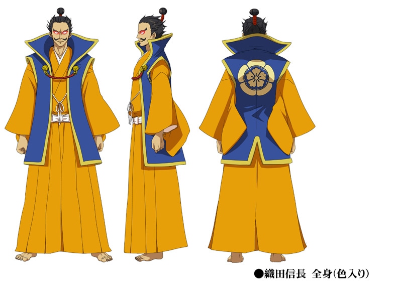 織田信長のキャラクター設定画（※画像は制作段階のものです）(C)大羽快・メディアファクトリー／殿と製作委員会