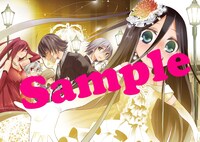 WonderGooで配布されるイラストポストカード。