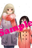 まんが王で配布される描き下ろしイラストカード。