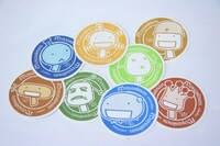 コースターはオリゼー、ヨグルティ、ヒオチ、ナットウ、セレビシエ、アセチ、マツタケ、エドデスの全8種。