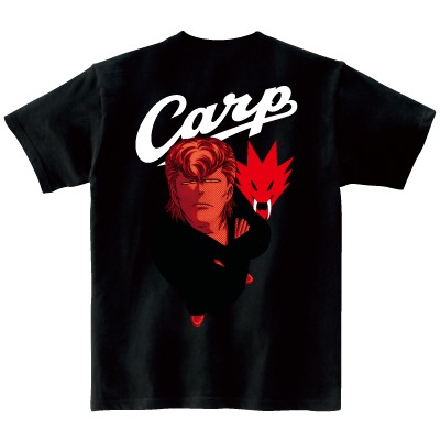 「段野 Tシャツ」ブラックのバック。