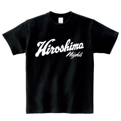 「ヒロ Tシャツ」ブラックのフロント。