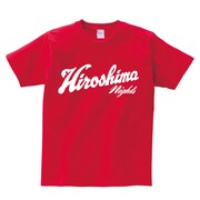 「ヒロ Tシャツ」レッドのフロント。