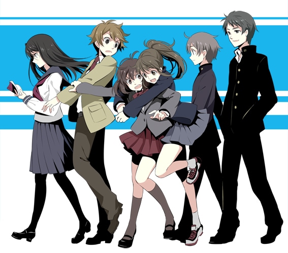 オサムによる「ジーン学園制服デザインイラストコンテスト」イメージイラスト