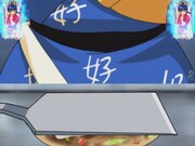 右京キャラロングリーチ時の液晶画面サンプル。(C)高橋留美子／小学館