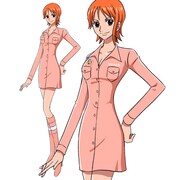 「PIRATES WORK WEAR」ナミモデルのイメージ。(C)尾田栄一郎／集英社・フジテレビ・東映アニメーション