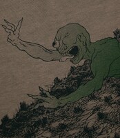 「泥田坊」Tシャツ（土色） (C)水木プロダクション