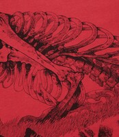 「がしゃどくろ」Tシャツ（紅色） (C)水木プロダクション