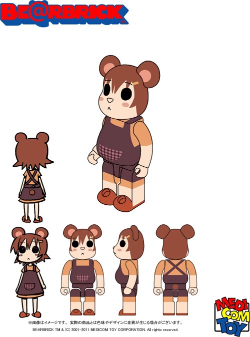 saxyun「ゆるめいつ」3巻特装版に付くベアブリックのイメージ。