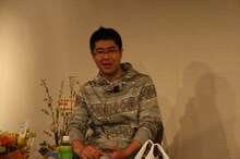 吉田戦車。妻の伊藤理佐はすっかり育児で頭がいっぱいで「庭に砂場を作りたい」と言い出し、驚いたそう。