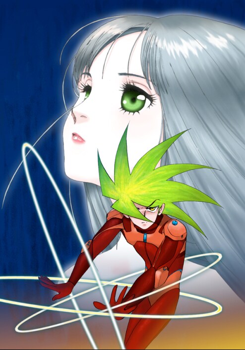 「超人ロック ニルヴァーナ」カット。(C)聖悠紀／少年画報社