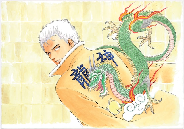 「疾風伝説 特攻の拓 外伝 ～Early Day's～」扉イラスト。