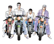 「疾風伝説 特攻の拓 外伝 ～Early Day's～」より、音速の四天王。