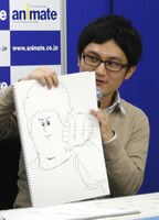 「顔の前でキャッチするとだいたいカッコよく見える」という法則に基づき、カッコいい男子を描く地獄のミサワ。