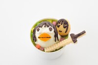 そっくり!?エリザベス＆桂（4月4日からの追加メニュー）(C)空知英秋／集英社・テレビ東京・電通・サンライズ・アニプレックス