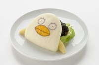 エリザベスバーガー～何か黒いモン入ってるゥ!?～（4月4日からの追加メニュー）(C)空知英秋／集英社・テレビ東京・電通・サンライズ・アニプレックス