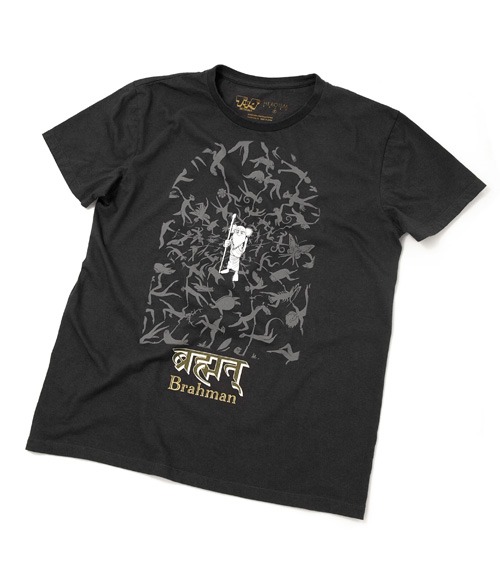 「ブラフマン」Tシャツ［Black (Gray)］(C)TEZUKA PRODUCTIONS
