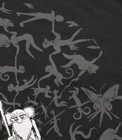 「ブラフマン」Tシャツ［Black (Gray)］(C)TEZUKA PRODUCTIONS