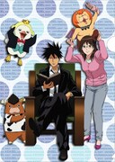 クリアファイルAには、アニメのキービジュアルをデザイン。