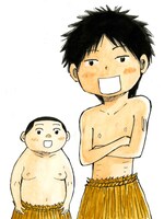 なにわ小吉の新連載「はるまげ」カット。