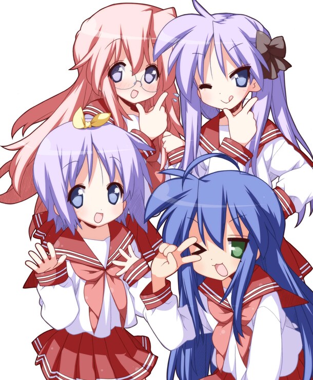 「らき☆すた」カット(C)美水かがみ／角川書店