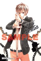 文真堂書店で配布されるイラストカード（皆見晴澄）。