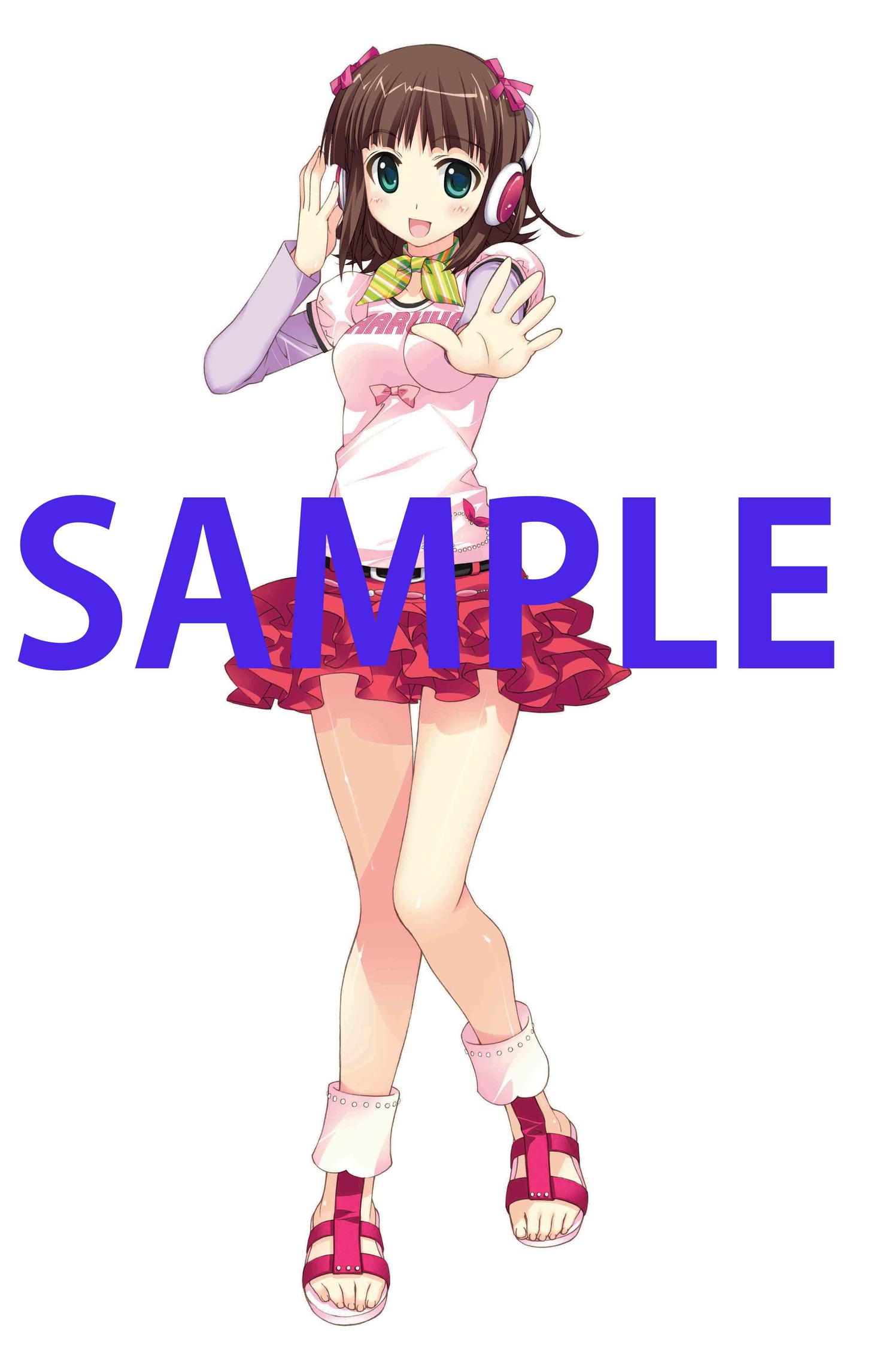 天海春香の特典イラスト。（c）窪岡俊之（c）NBGI（c）2011 藤真拓哉／講談社