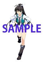 我那覇響の特典イラスト。（c）窪岡俊之（c）NBGI（c）2011 藤真拓哉／講談社