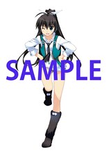 我那覇響の特典イラスト。（c）窪岡俊之（c）NBGI（c）2011 藤真拓哉／講談社