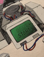 「ATUM」ベージュ　(C)Hirohiko Araki & LUCKY LAND COMMUNICATIONS / SHUEISHA