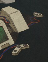 「ATUM」ブラック　(C)Hirohiko Araki & LUCKY LAND COMMUNICATIONS / SHUEISHA