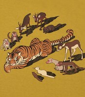 「タッタと虎」Tシャツ（イエロー）(C)TEZUKA PRODUCTIONS