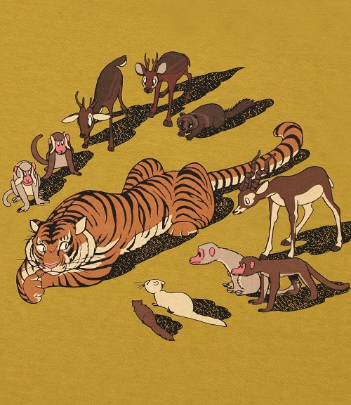 「タッタと虎」Tシャツ（イエロー）(C)TEZUKA PRODUCTIONS