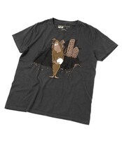 「ねずみ男」Tシャツ（墨色） (C)水木プロダクション