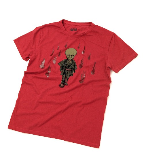 「ぬらりひょん」Tシャツ（紅色） (C)水木プロダクション