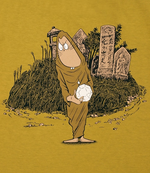 「ねずみ男」Tシャツ（芥子色） (C)水木プロダクション