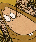 「ねずみ男」Tシャツ（芥子色） (C)水木プロダクション