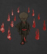 「ぬらりひょん」Tシャツ（墨色） (C)水木プロダクション